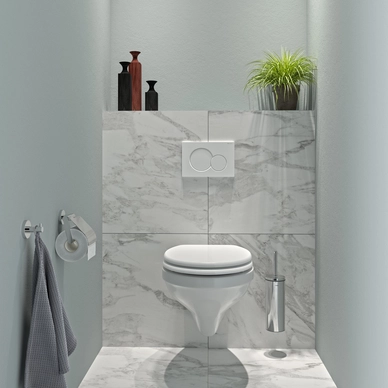 Abattant WC avec Frein de chute Tiger Mississippi Blanc Doucheetbain